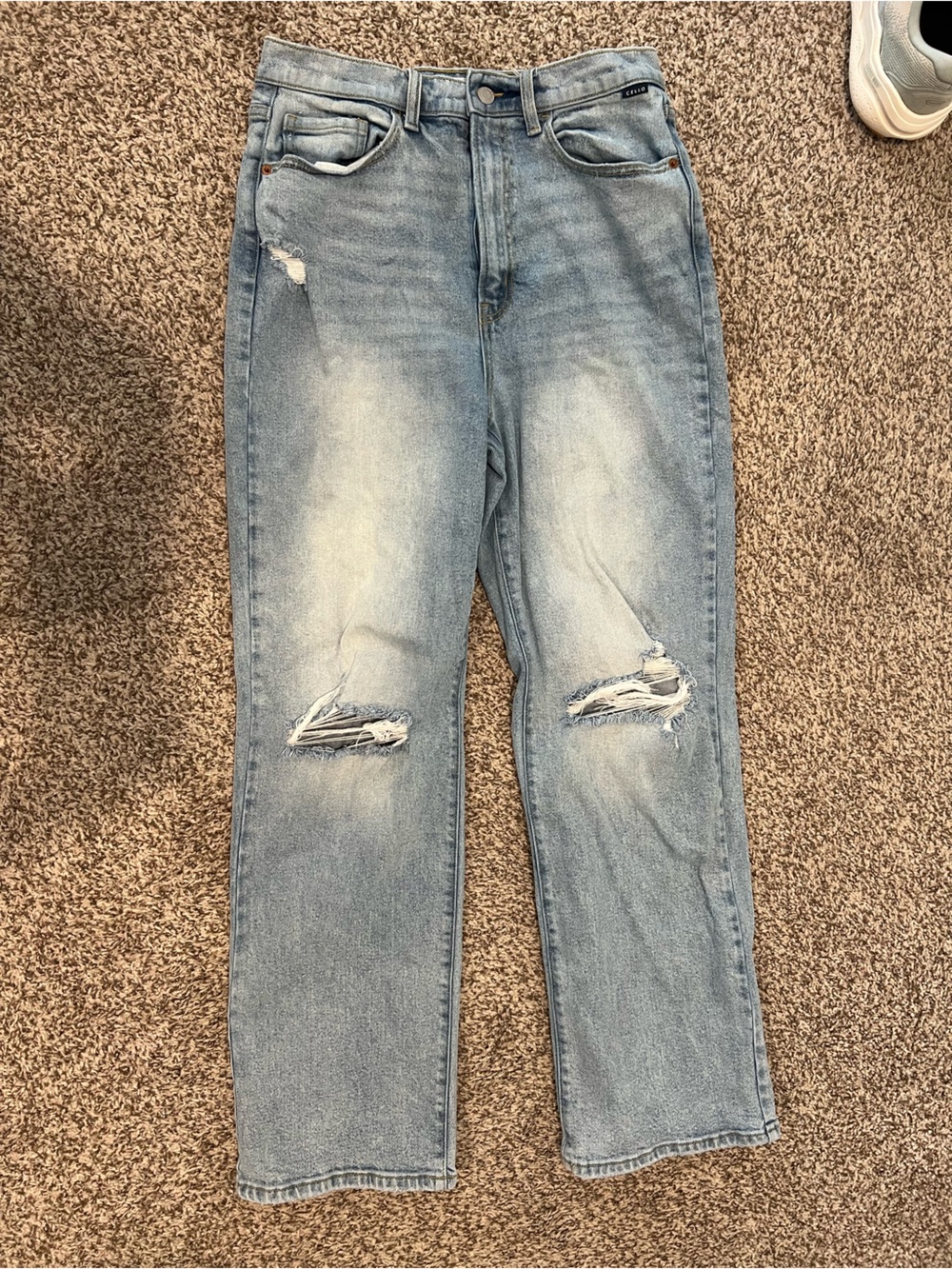 Light Blue Distressed Women’s Jeans